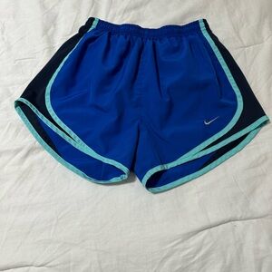 Nike Women's Athletic Shorts in Blue and Teal